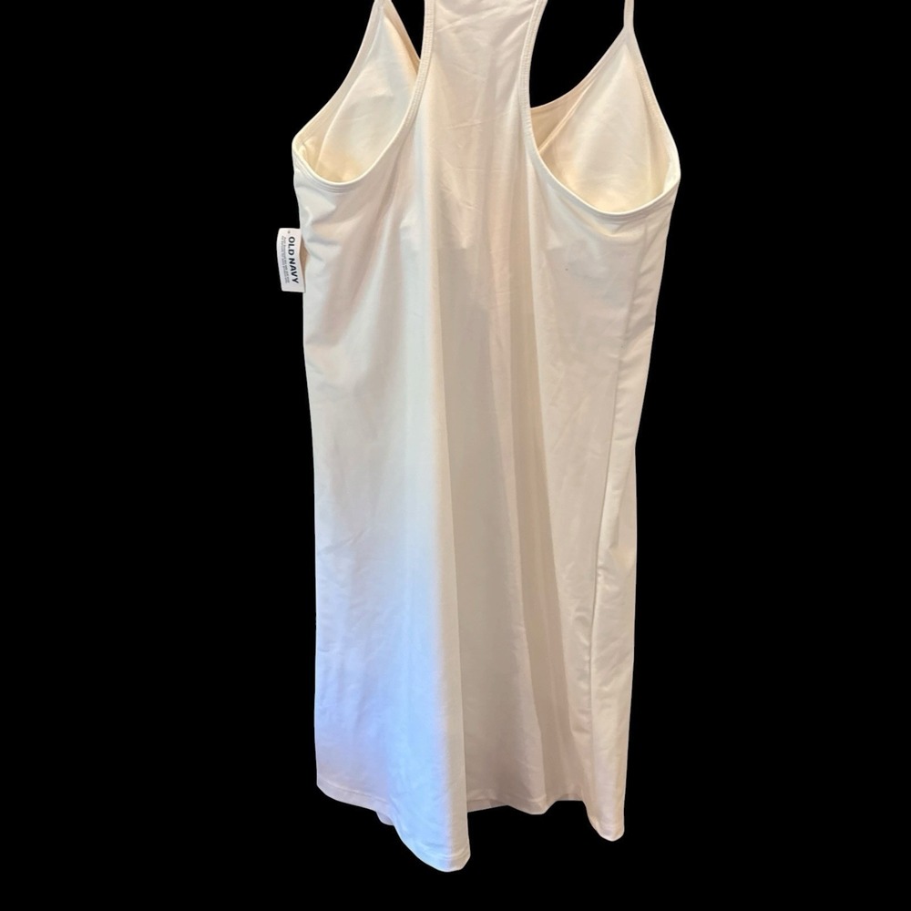 NWT OLD NAVY Tennis Athleisure White Dress Travel Casual Size XLT Active Stretch - Picture 6 of 7